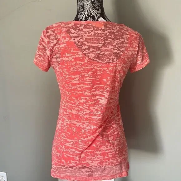 Ruby Rd. Pink/Silver short sleeve top - Picture 2 of 4